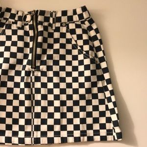 unif denim apex skirt